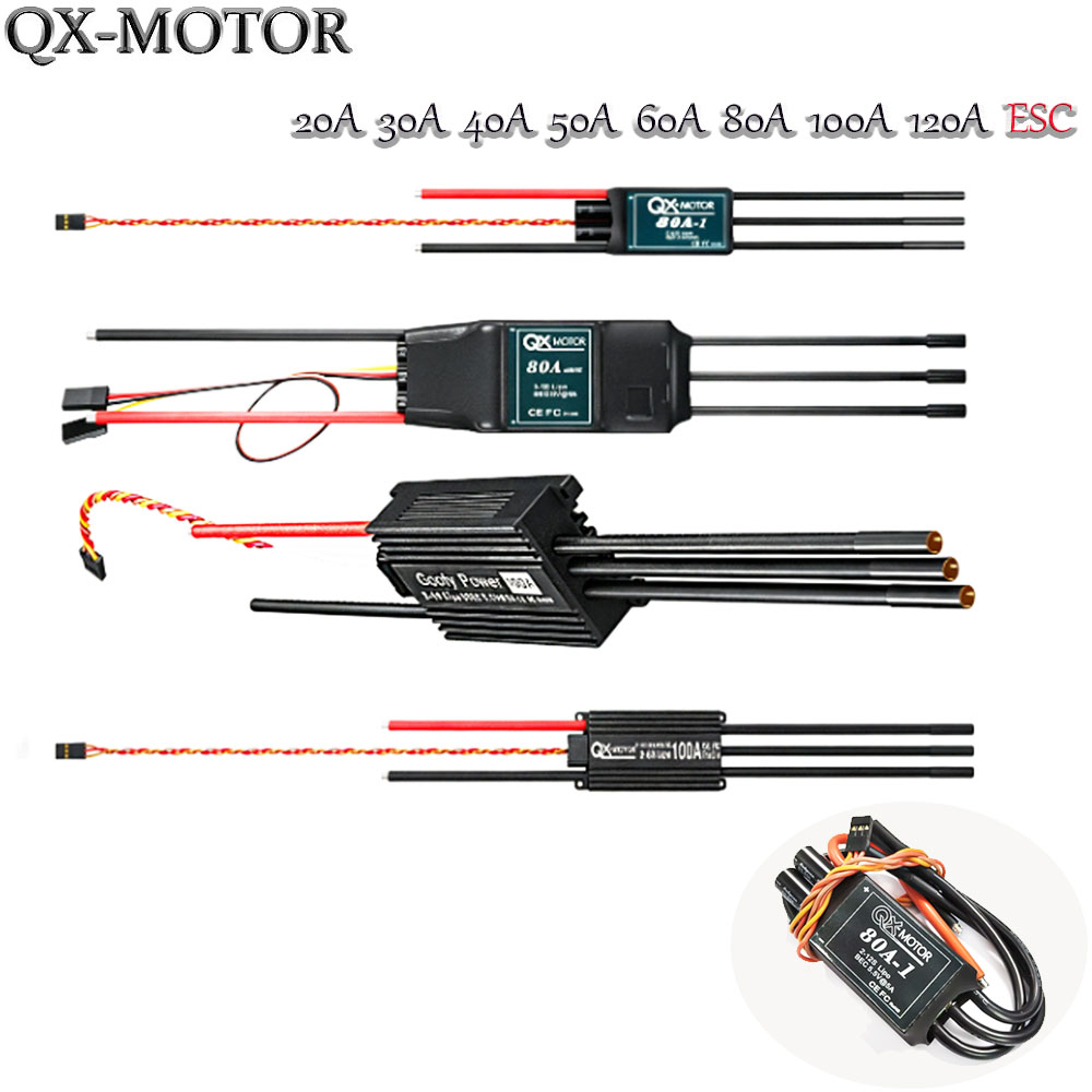 Rc Helicopter Battery - Pengontrol Kecepatan ESC Tanpa Sikat 20A-120A