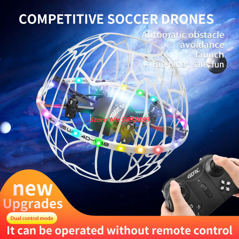 Rc Helicopter Gas - Drone RC Quadcopter Pintar Penghindar Rintangan