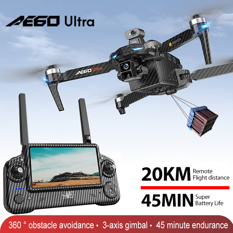 Rc Helicopter Electric - Drone Profesional AE60 GPS Kamera 8K