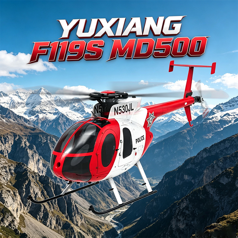 Rc Helicopter Single Rotor - Helikopter Remote Control YXZNRC F119S Md500