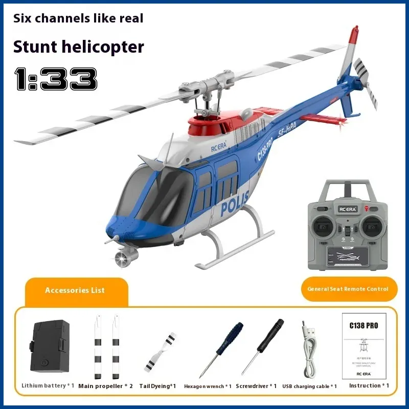 C138pro Pemosisian Cerdas Heli - Rc Helicopter Gas ulasan dan harga