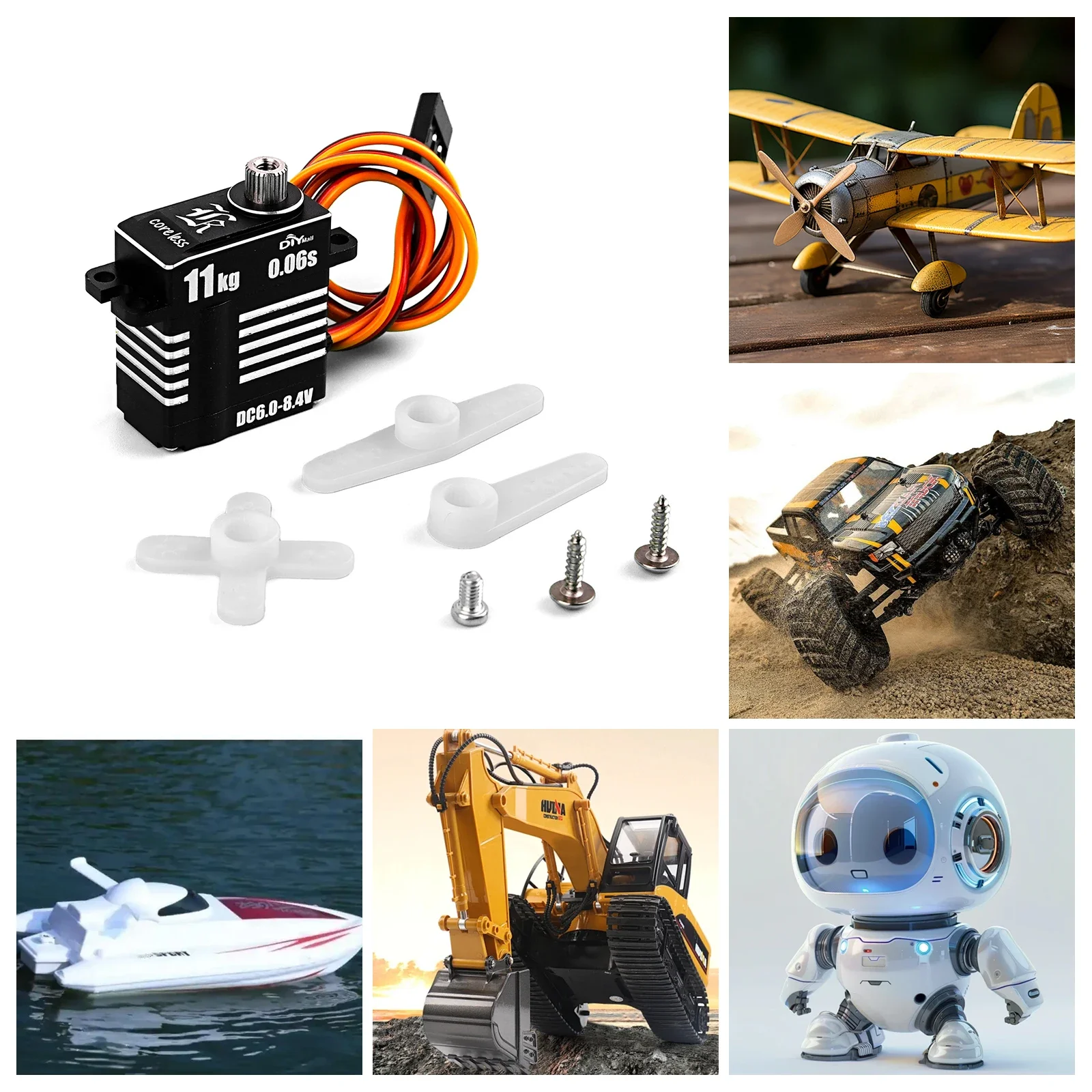H-11 11KG Servo Digital Mikro  - Rc Helicopter Motor ulasan dan harga
