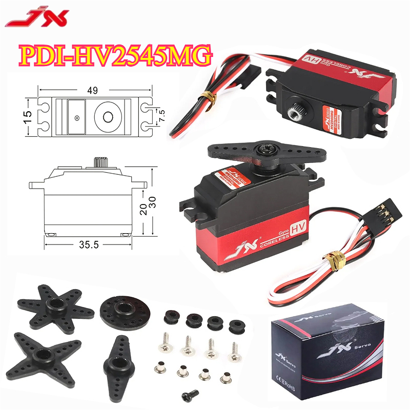 JX PDI-HV2545MG 4.5KG Coreless - Rc Helicopter Gyro ulasan dan harga