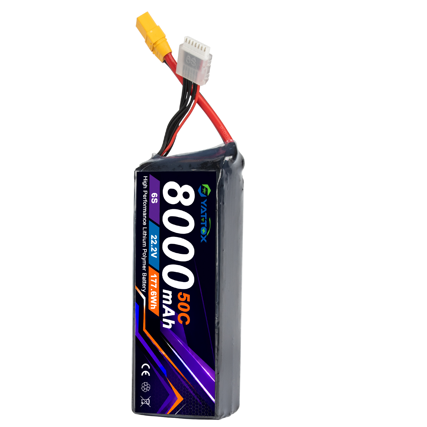 Baterai LiPo Yattox 6S 8000mAh - Rc Helicopter Large ulasan dan harga